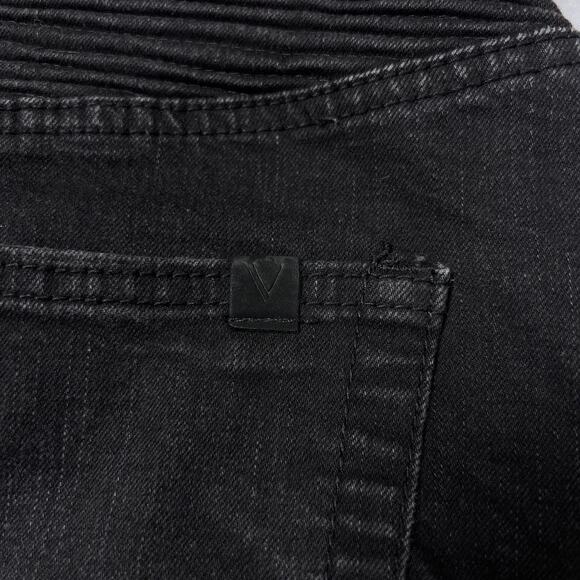 Studio de Vestiti Eleganti Moto Jeans SIZE 38 x 32 Black Denim RUNS SMALL - Picture 10 of 15